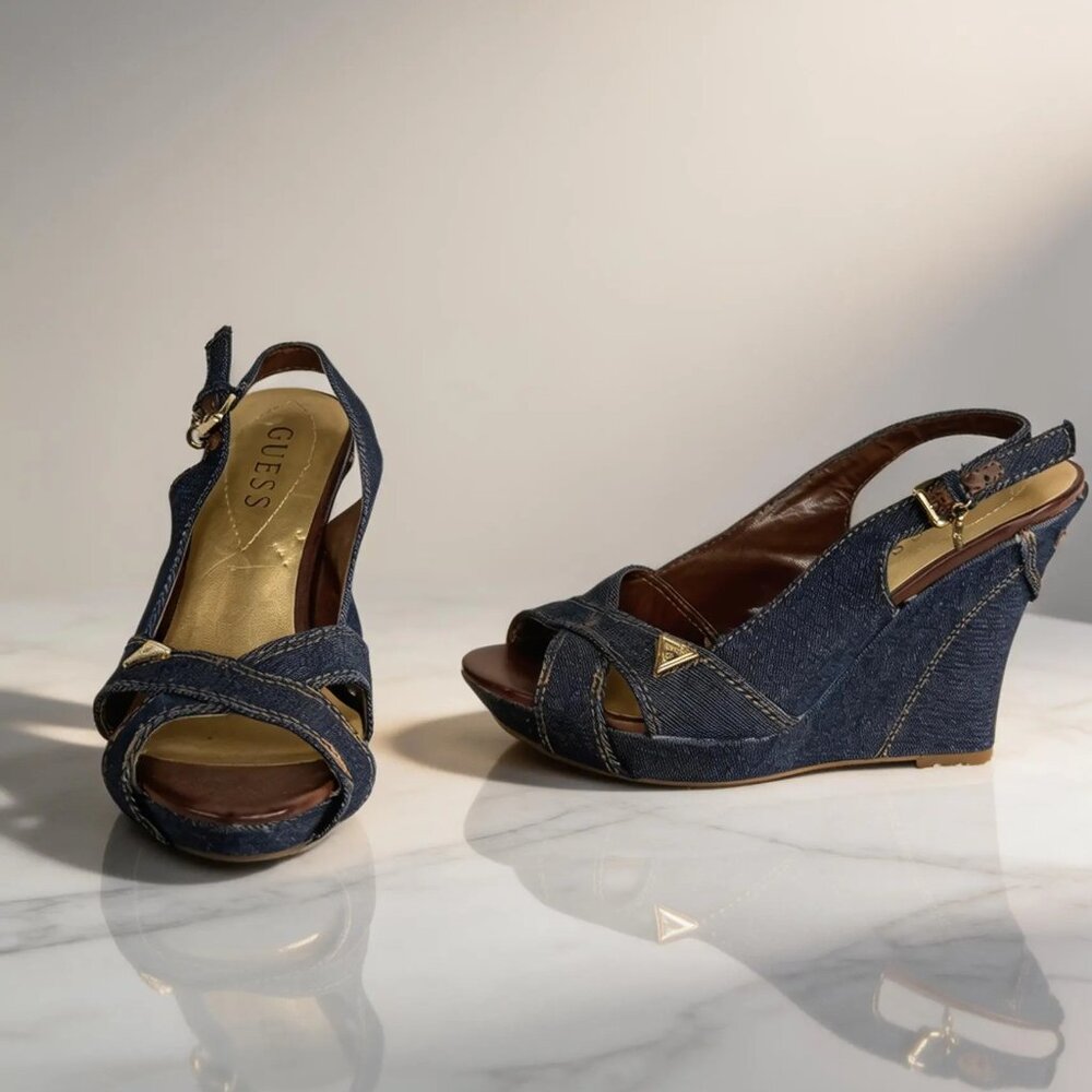 GUESS open toe heel